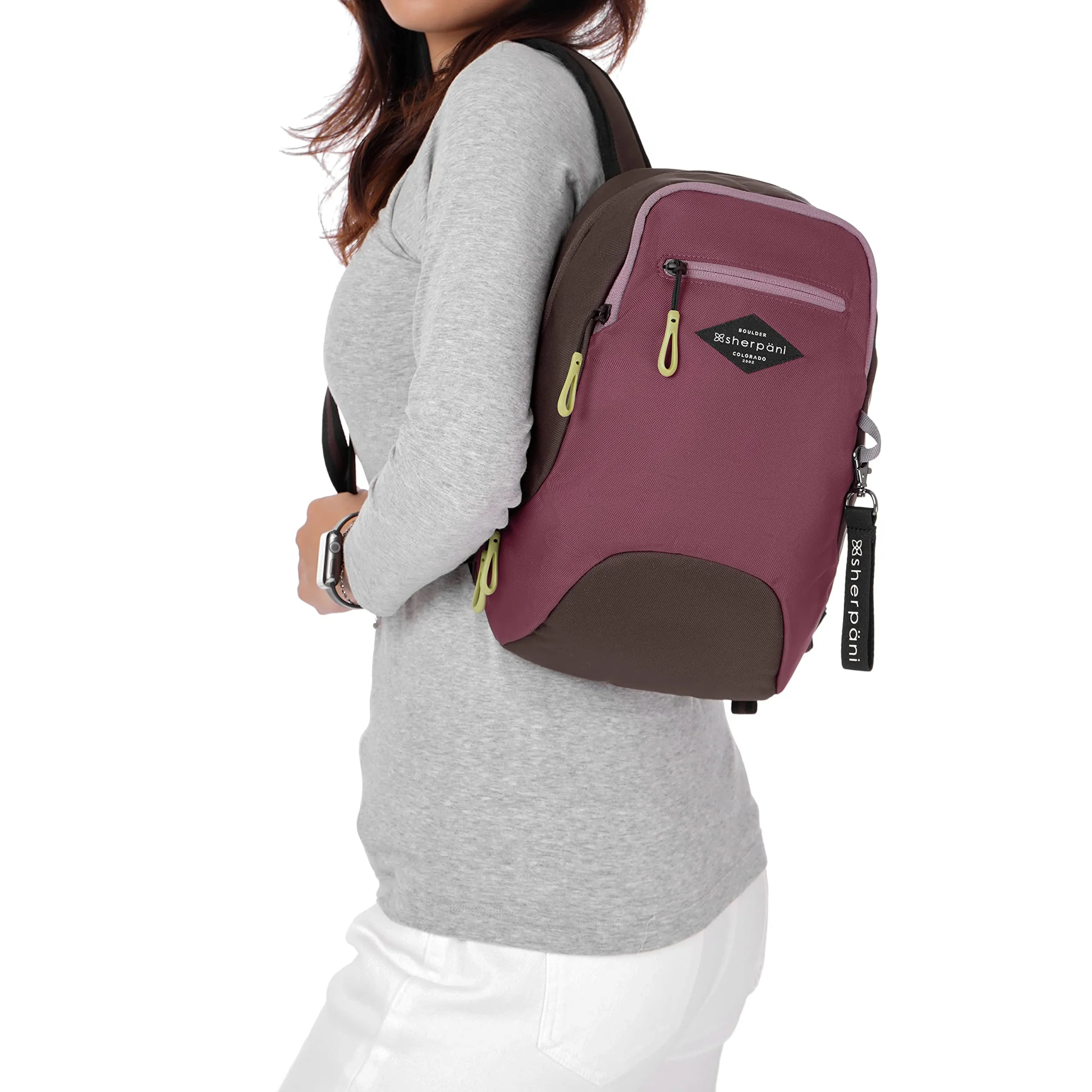 Sherpani Vespa, Mini Sac à Dos pour Femmes, Sac à Dos de Voyage, Protection RFID, Compatible avec les Tablettes de 10 Pouces, Sherpani