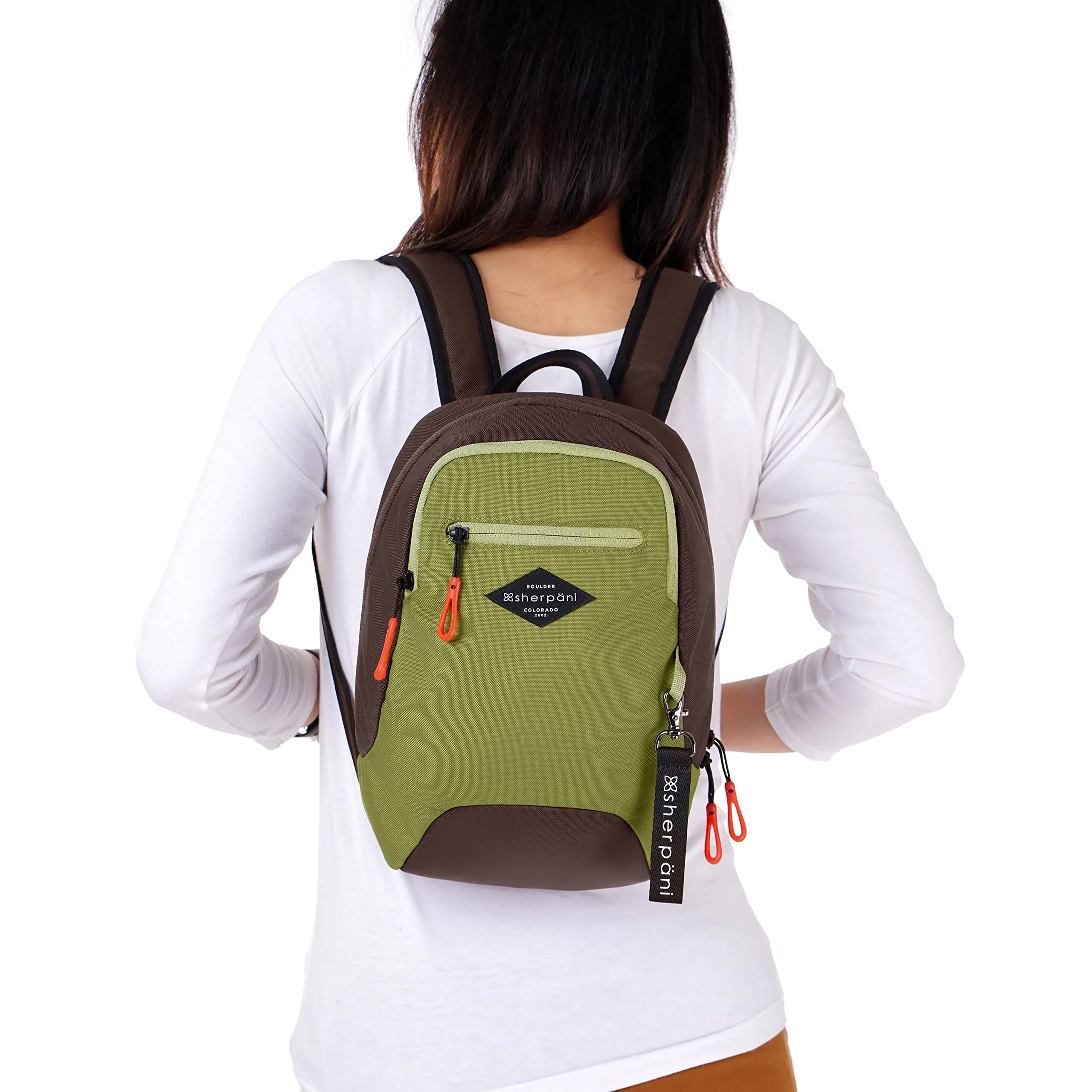 Sherpani Vespa, Mini Sac à Dos pour Femmes, Sac à Dos de Voyage, Protection RFID, Compatible avec les Tablettes de 10 Pouces, Sherpani
