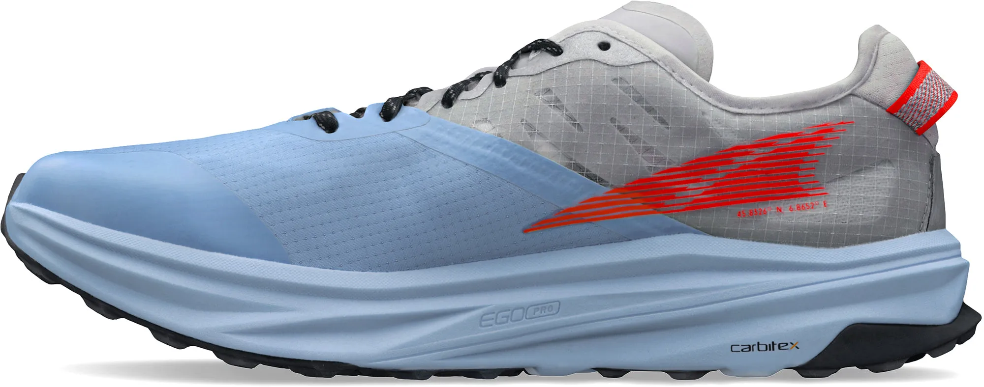 Chaussures de trail Altra Mont Blanc Carbon pour femmes - Gris