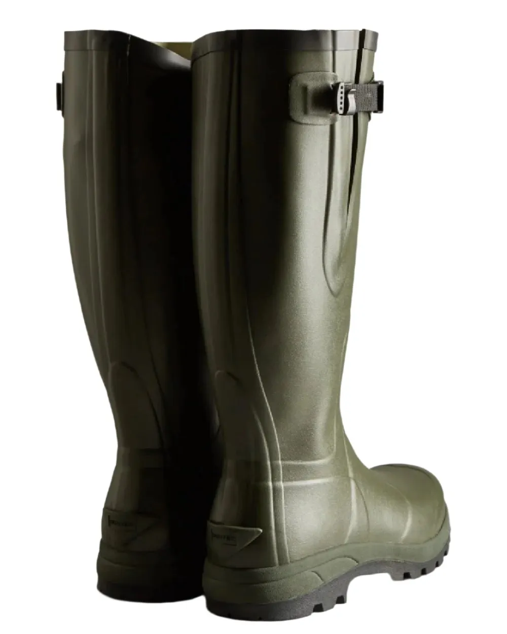Bottes en caoutchouc Hunter Wellies Hunter Balmoral à réglage latéral classiques unisexes