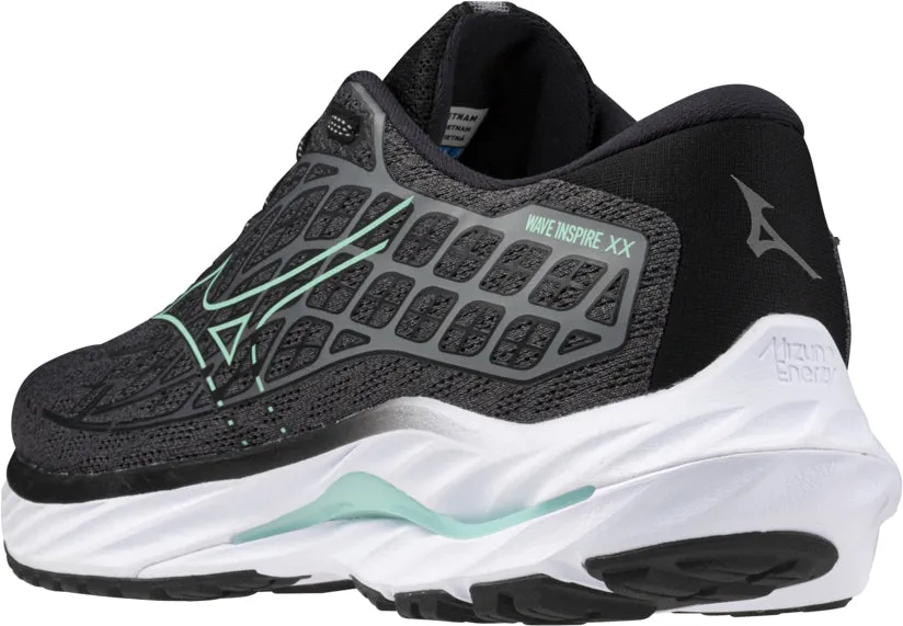 Chaussures de course Mizuno Wave Inspire 20 WIDE FIT (D) pour femme - Gris