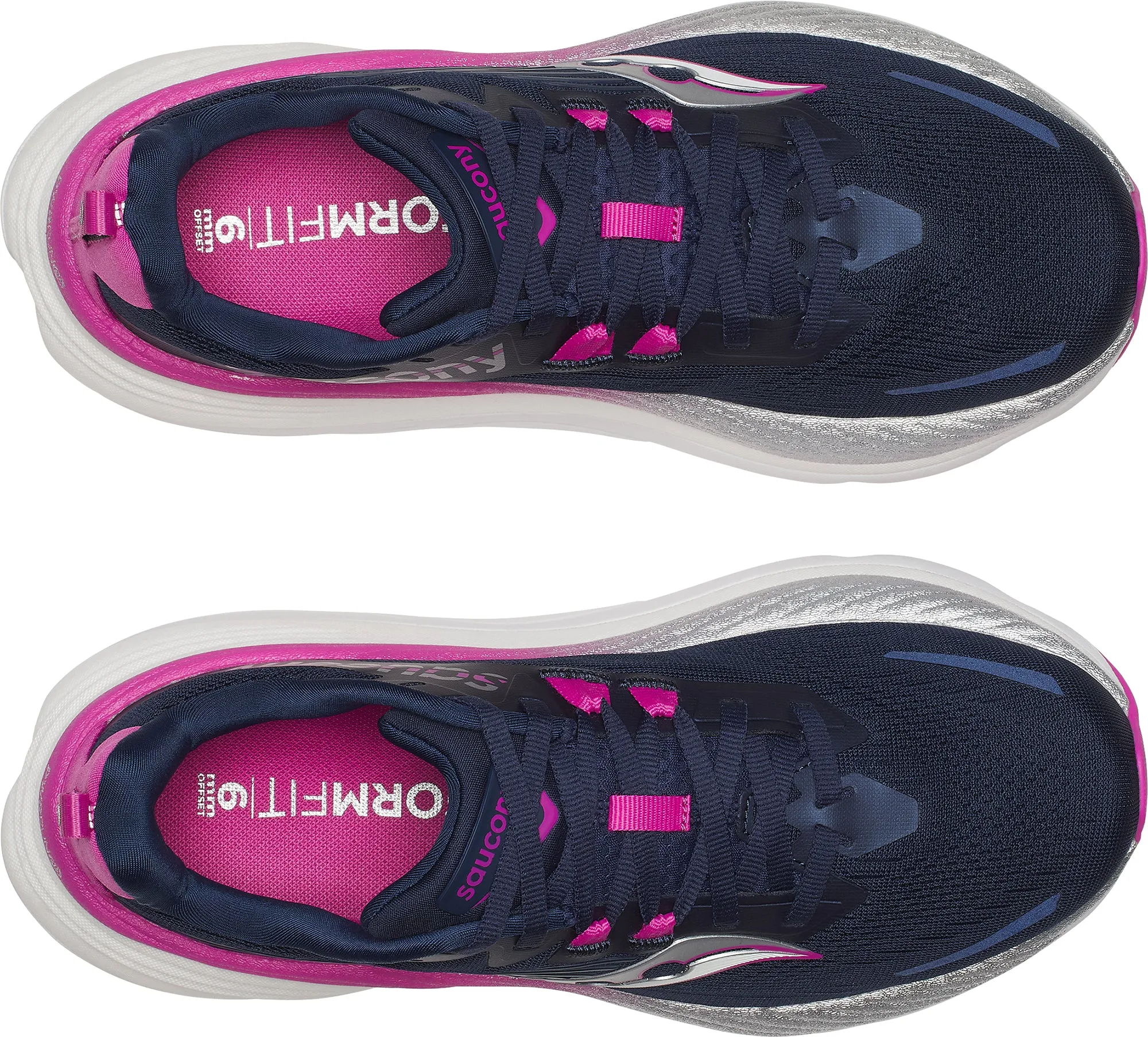Chaussures de course Saucony Hurricane 24 pour femme - Bleu
