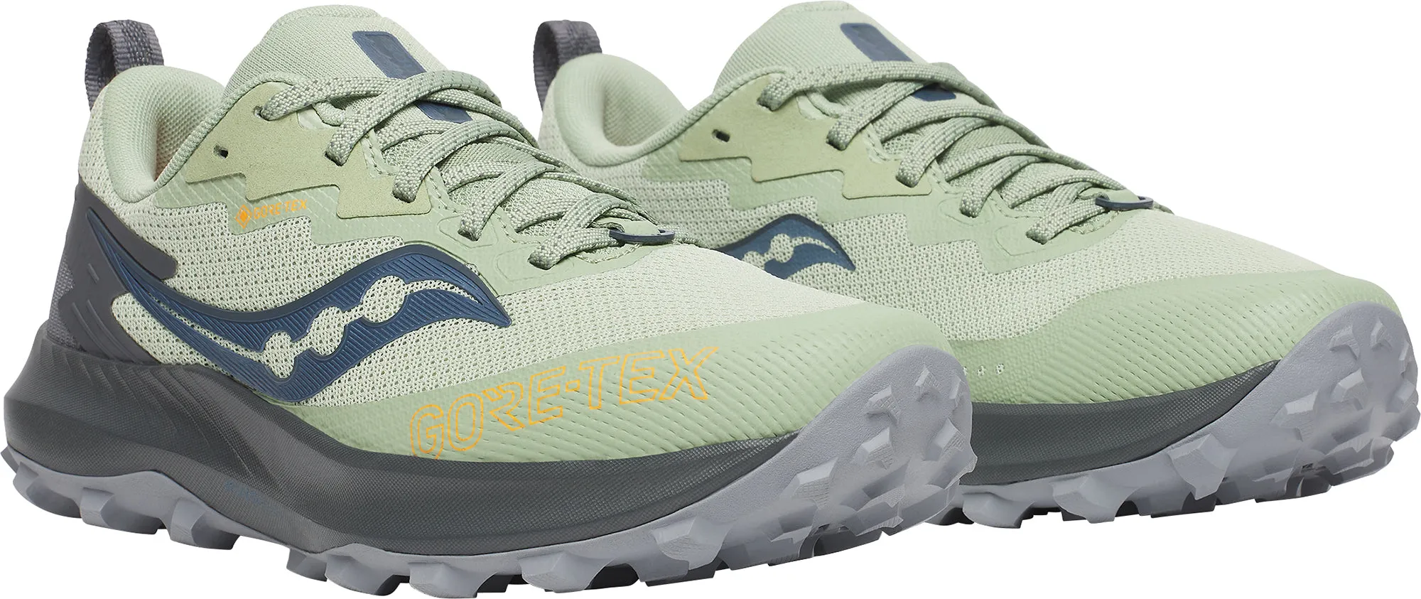 Chaussures de trail Saucony Peregrine 14 GORE-TEX pour femmes - Vert