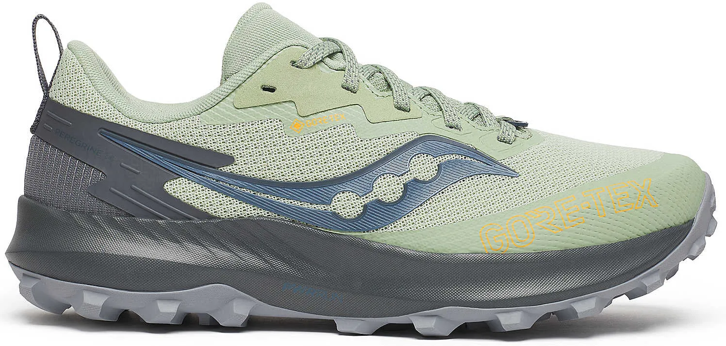 Chaussures de trail Saucony Peregrine 14 GORE-TEX pour femmes - Vert