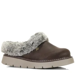 Skechers BOBS Keepsakes Lite - Cozy Blend 114762 Chocolate Shoes_Skechers