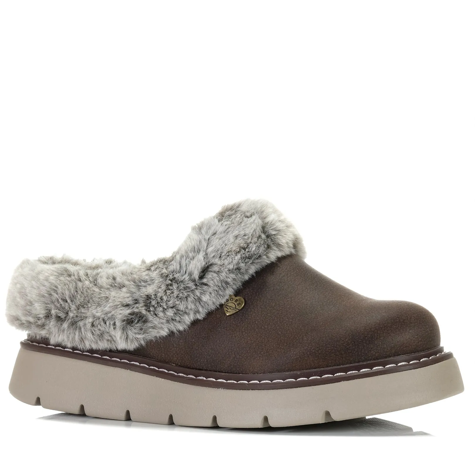 Skechers BOBS Keepsakes Lite - Mélange Douloureux 114762 Chaussures en Chocolat_Skechers