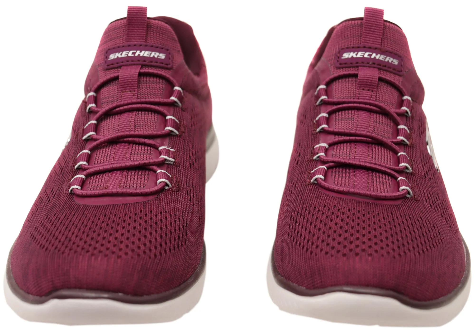 Skechers Femmes Summits Fun Flair Chaussures à Enfiler avec Mousse Mémoire Skechers