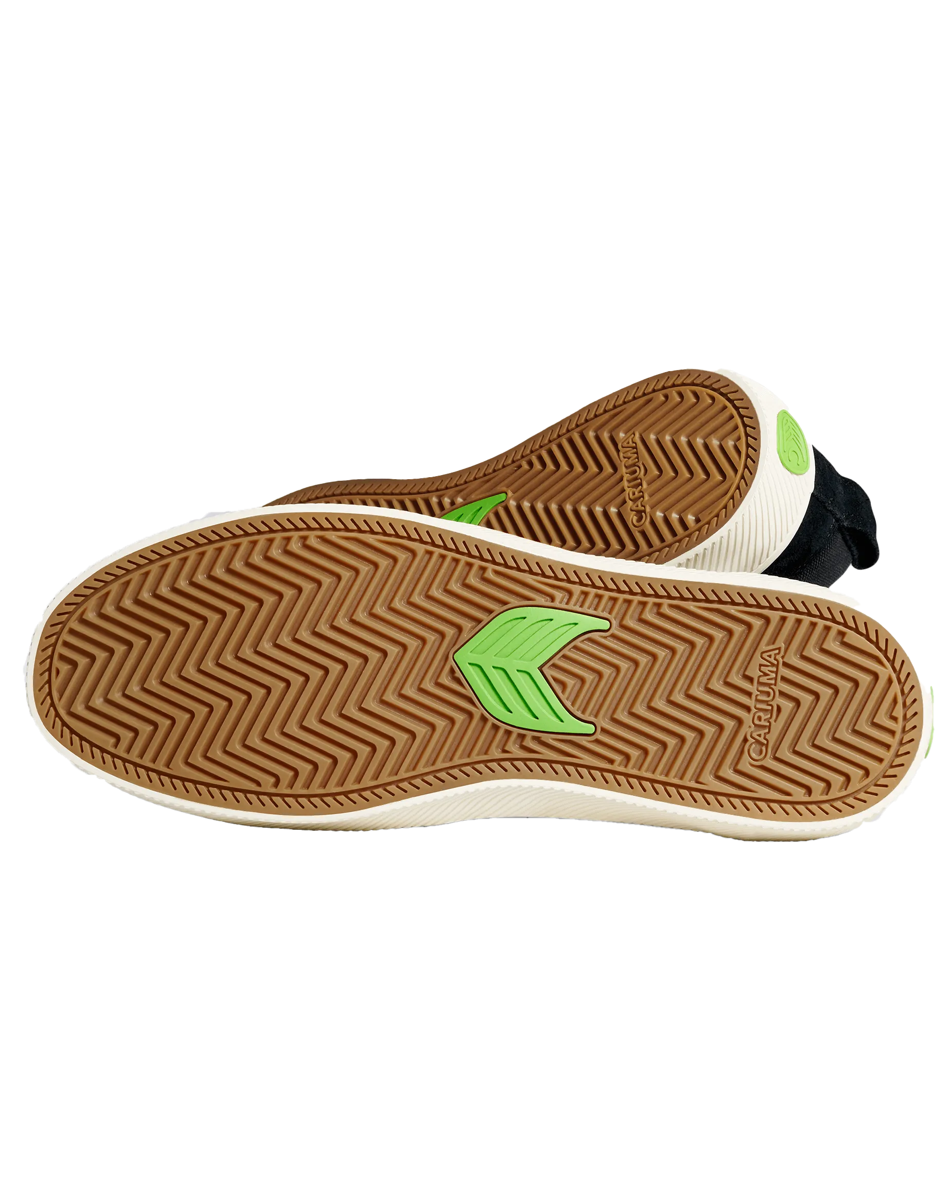 Chaussures de Skate Pro Slip On en Suède Noir et Logo Ivoire