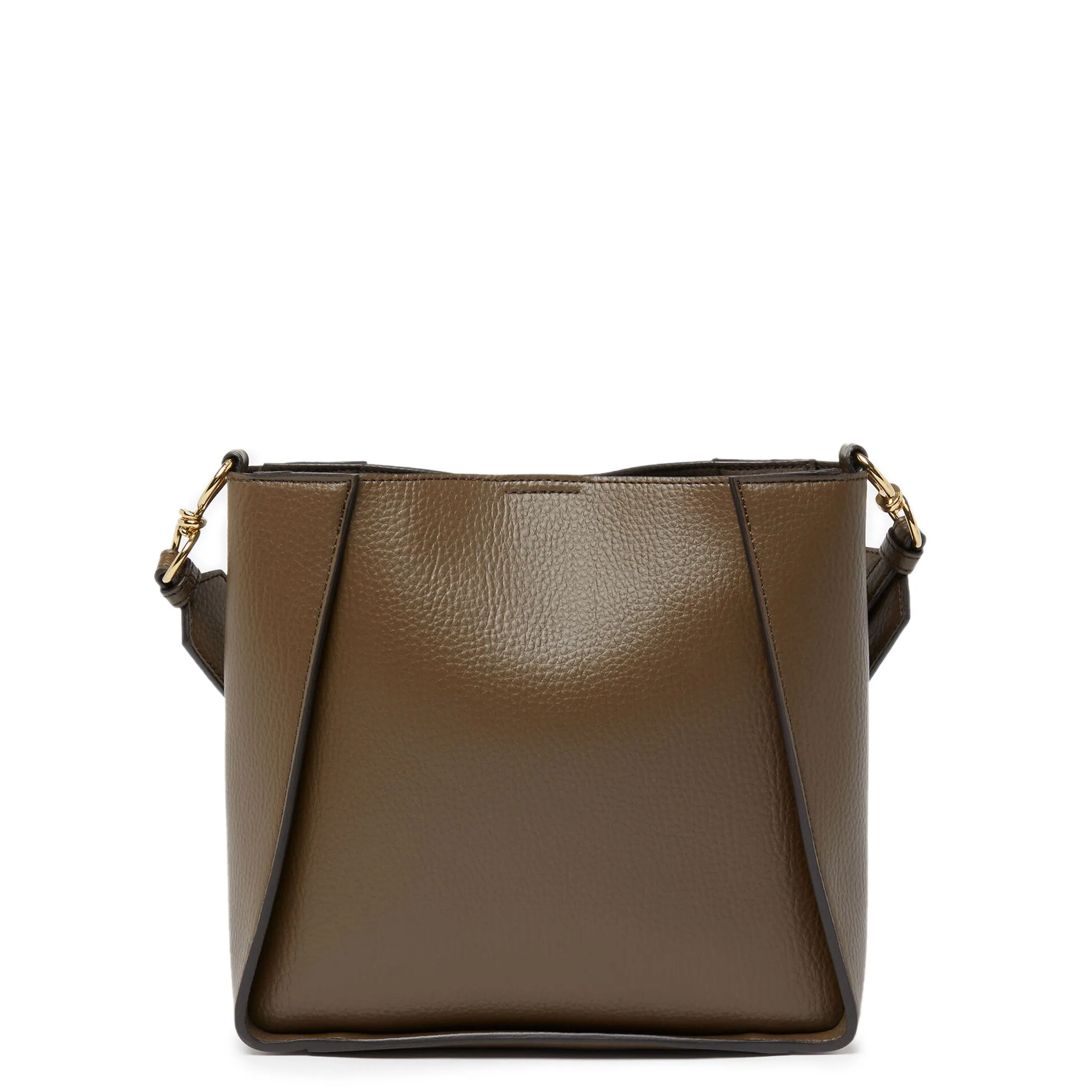 Stella Logo Mini Bandoulière Hobo Grain à Clous, Sacs Marron_Stella Mccartney_Sacs