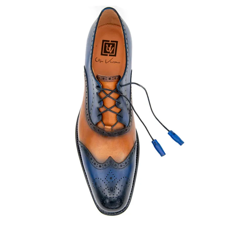 Stephen Lacets à nouer - Marine/Caramel