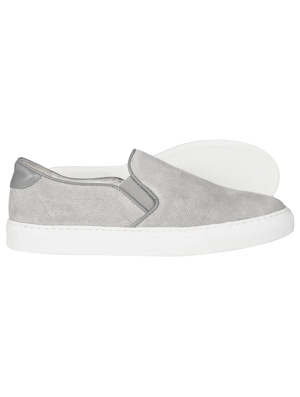 Stevens Sneaker à Enfilage Gris Clair