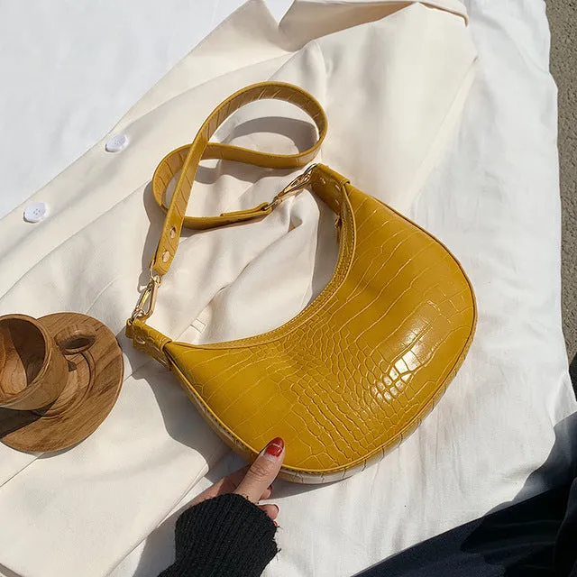 Sacs Bandoulière en Similicuir PU à Motif Pierre pour Femmes 2020, Petit Sac Messager Épaule, Sacs à Main et Pochettes pour Dame, Fashion Nova Bags