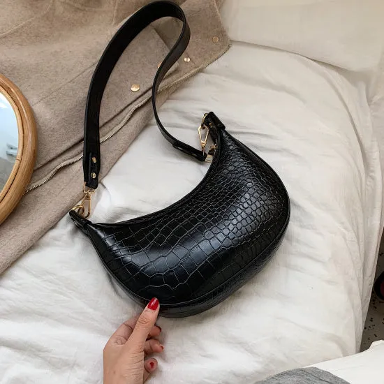 Sacs Bandoulière en Similicuir PU à Motif Pierre pour Femmes 2020, Petit Sac Messager Épaule, Sacs à Main et Pochettes pour Dame, Fashion Nova Bags