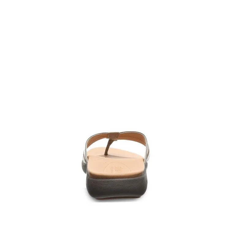 Strole Chaussures Décontractées Femmes Bliss Flip-Flop à Dessus en Cuir S761W
