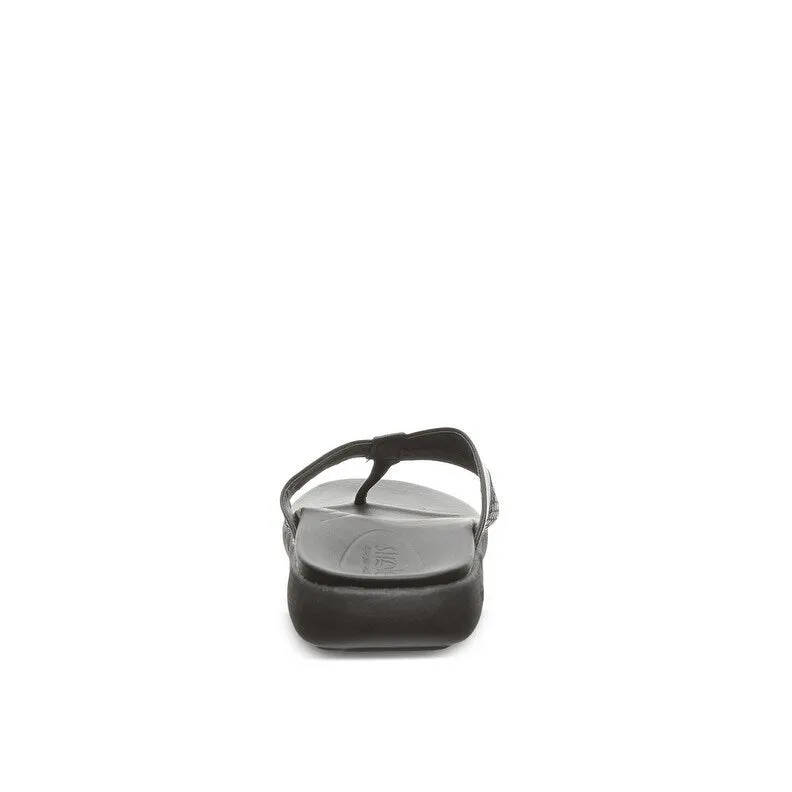 Strole Chaussures Décontractées Femmes Bliss Flip-Flop à Dessus en Cuir S761W