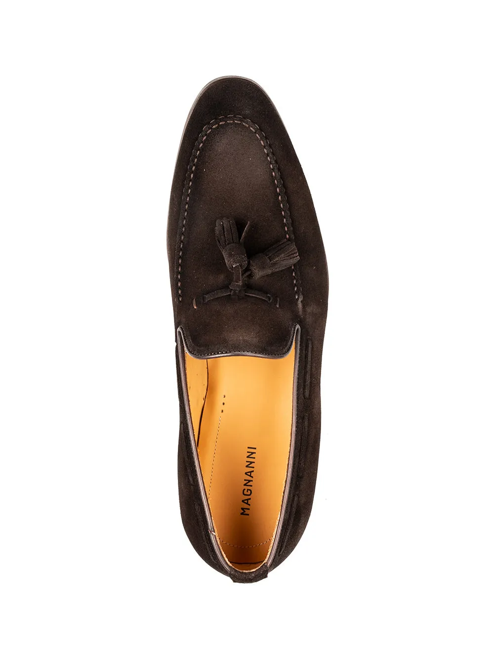 Mocassin à Franges en Suède Marron