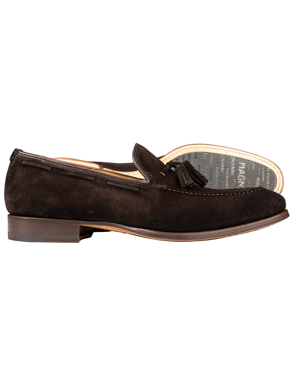 Mocassin à Franges en Suède Marron