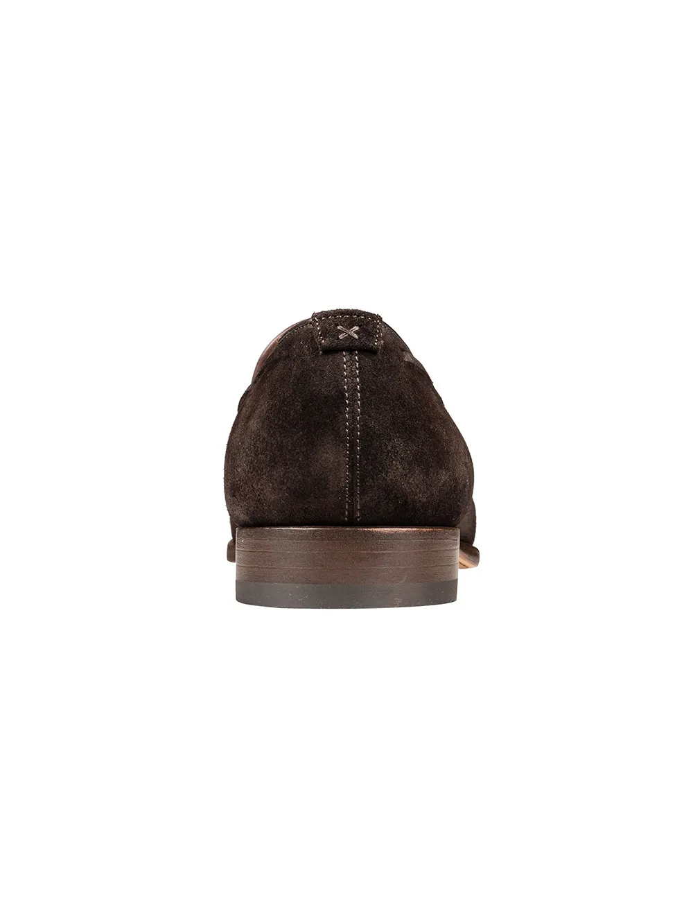 Mocassin à Franges en Suède Marron