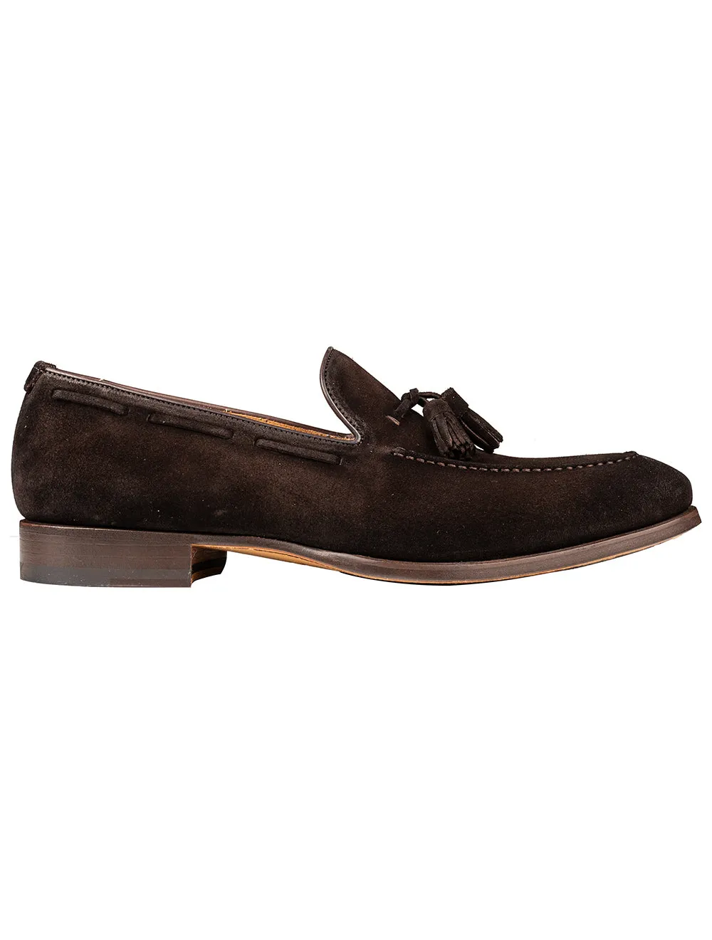 Mocassin à Franges en Suède Marron