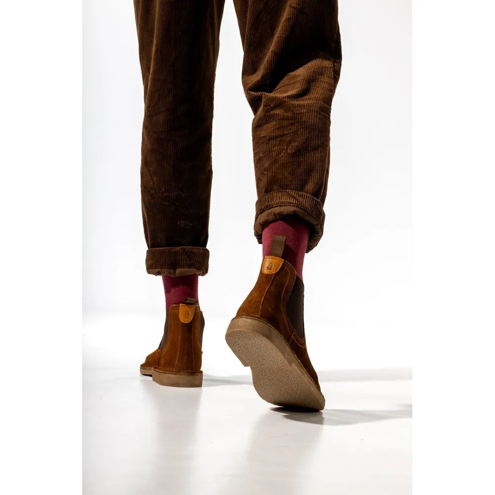 Bottes Chelsea en daim Tan Shaun