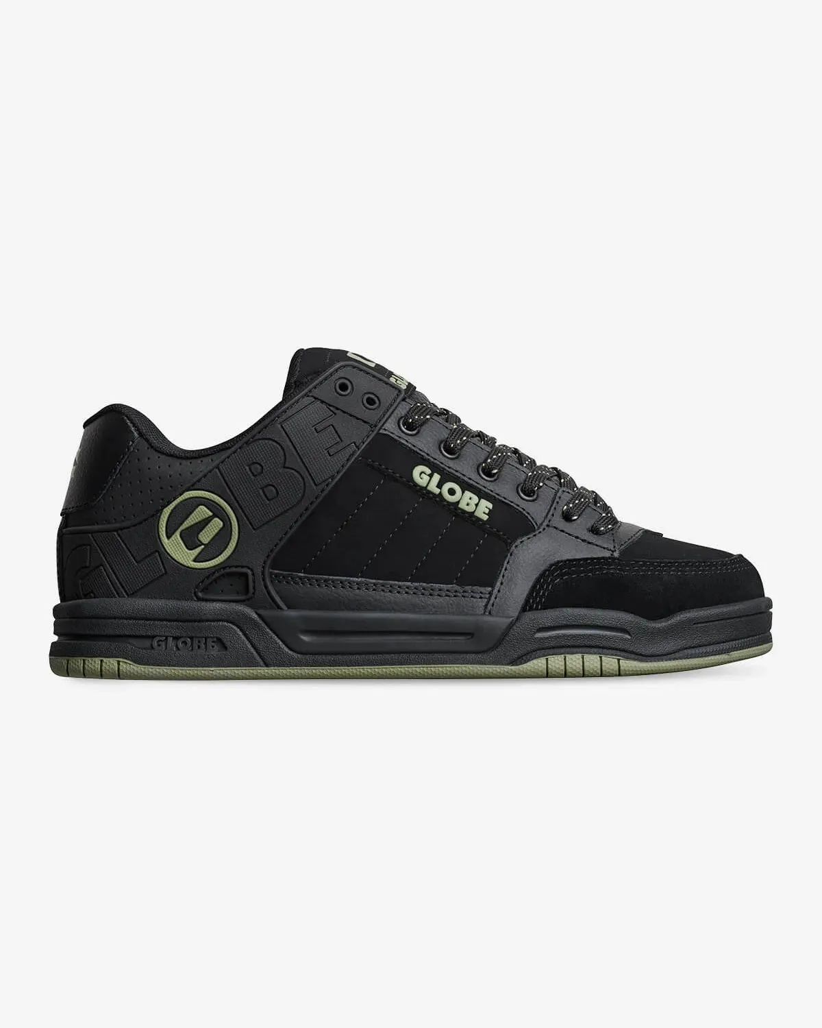 Chaussures Tilt en Noir & Olive