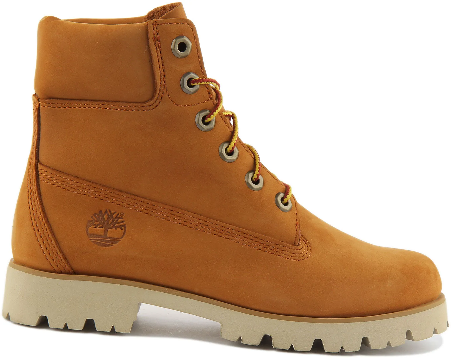 Bottes Timberland 6 pouces à lacets en couleur blé pour femmes
