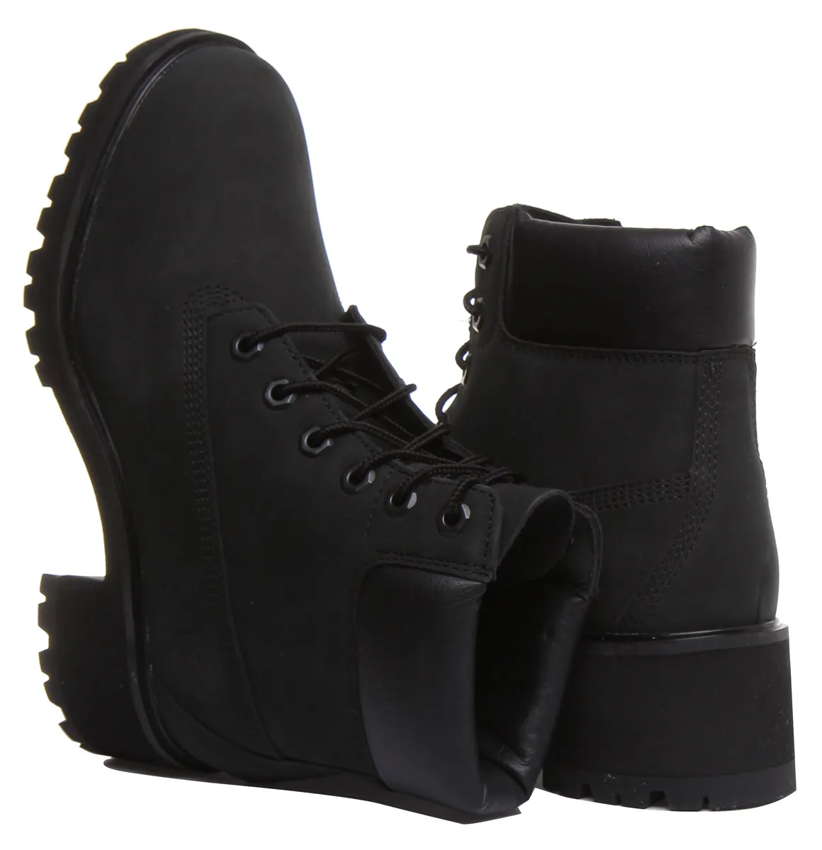 Timberland A25C4 Bottine à Talon Kinsley en Noir pour Femme Chaussures Timberland