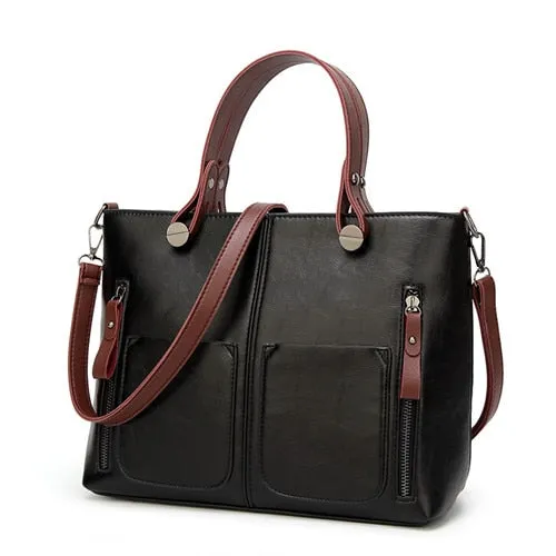 Sac à bandoulière vintage Tinkin - Sacs à main décontractés pour femmes pour les courses quotidiennes - Collection Fashion Nova