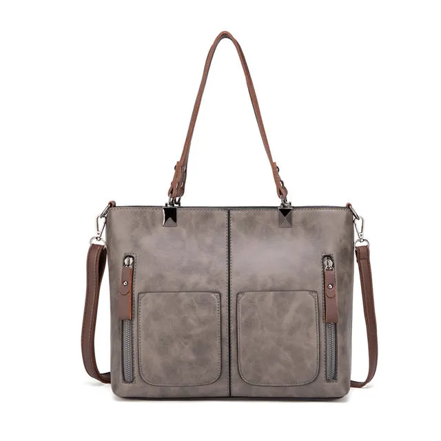 Sac à bandoulière vintage Tinkin - Sacs à main décontractés pour femmes pour les courses quotidiennes - Collection Fashion Nova