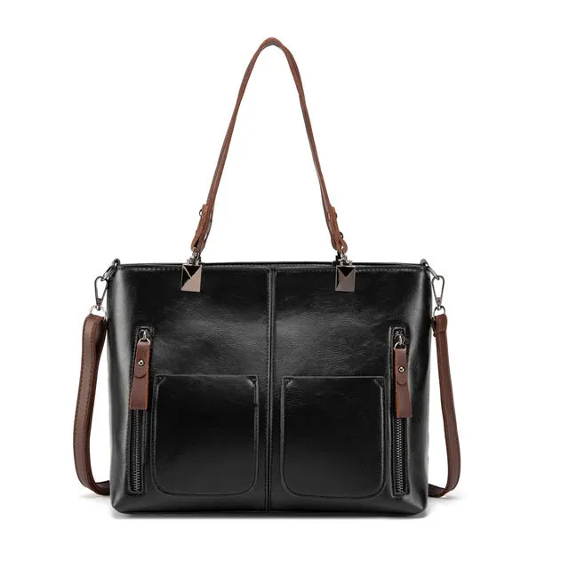 Sac à bandoulière vintage Tinkin - Sacs à main décontractés pour femmes pour les courses quotidiennes - Collection Fashion Nova