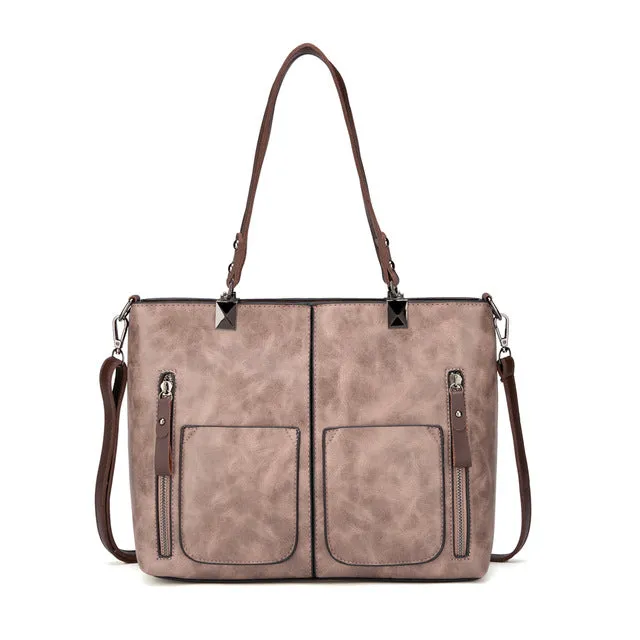 Sac à bandoulière vintage Tinkin - Sacs à main décontractés pour femmes pour les courses quotidiennes - Collection Fashion Nova
