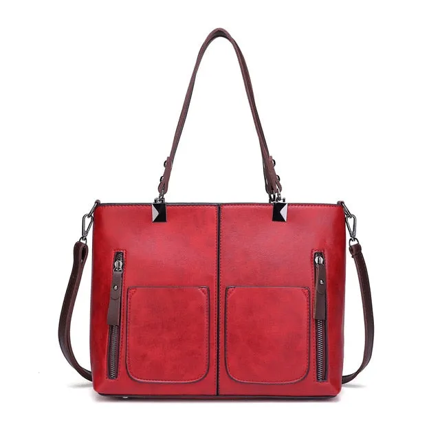 Sac à bandoulière vintage Tinkin - Sacs à main décontractés pour femmes pour les courses quotidiennes - Collection Fashion Nova
