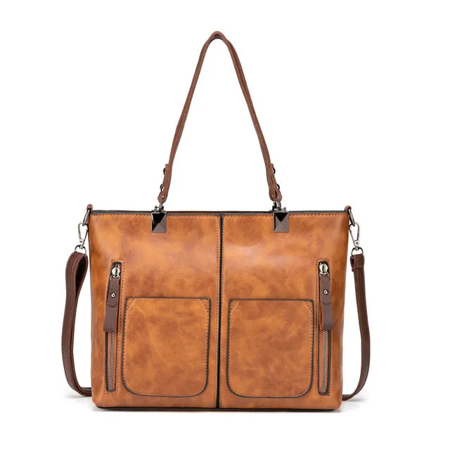 Sac à bandoulière vintage Tinkin - Sacs à main décontractés pour femmes pour les courses quotidiennes - Collection Fashion Nova