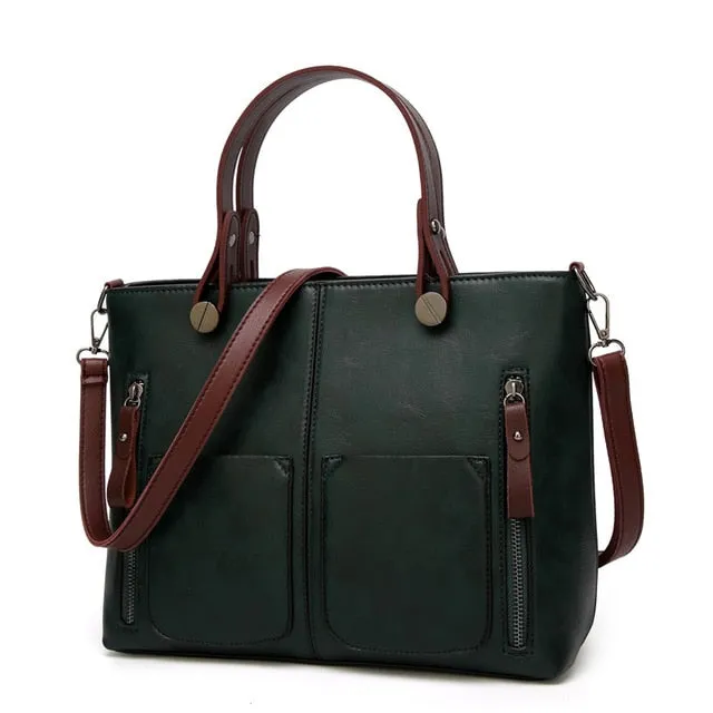 Sac à bandoulière vintage Tinkin - Sacs à main décontractés pour femmes pour les courses quotidiennes - Collection Fashion Nova