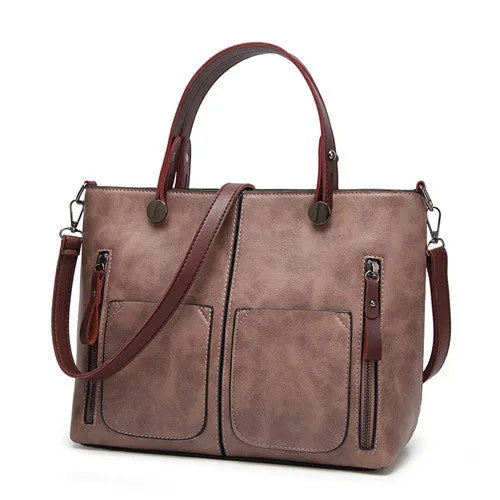 Sac à bandoulière vintage Tinkin - Sacs à main décontractés pour femmes pour les courses quotidiennes - Collection Fashion Nova