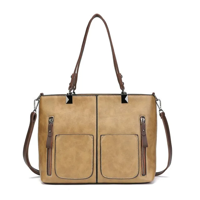 Sac à bandoulière vintage Tinkin - Sacs à main décontractés pour femmes pour les courses quotidiennes - Collection Fashion Nova