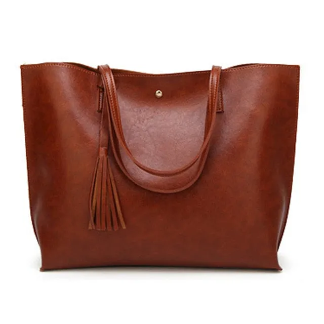 Sac à bandoulière grand pour femmes en cuir PU de haute qualité, sac à main classique pour dames, sac à épaule tendance, collection Fashion Nova