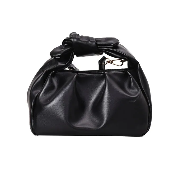 Sacs fourre-tout pour femmes 2020, sacs à main vintage unis, sac bandoulière d'été, pochette nuage pour dame, clutch en cuir souple, sacs Fashion Nova