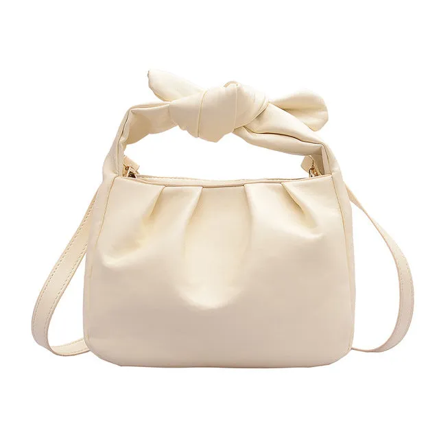 Sacs fourre-tout pour femmes 2020, sacs à main vintage unis, sac bandoulière d'été, pochette nuage pour dame, clutch en cuir souple, sacs Fashion Nova