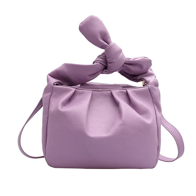 Sacs fourre-tout pour femmes 2020, sacs à main vintage unis, sac bandoulière d'été, pochette nuage pour dame, clutch en cuir souple, sacs Fashion Nova