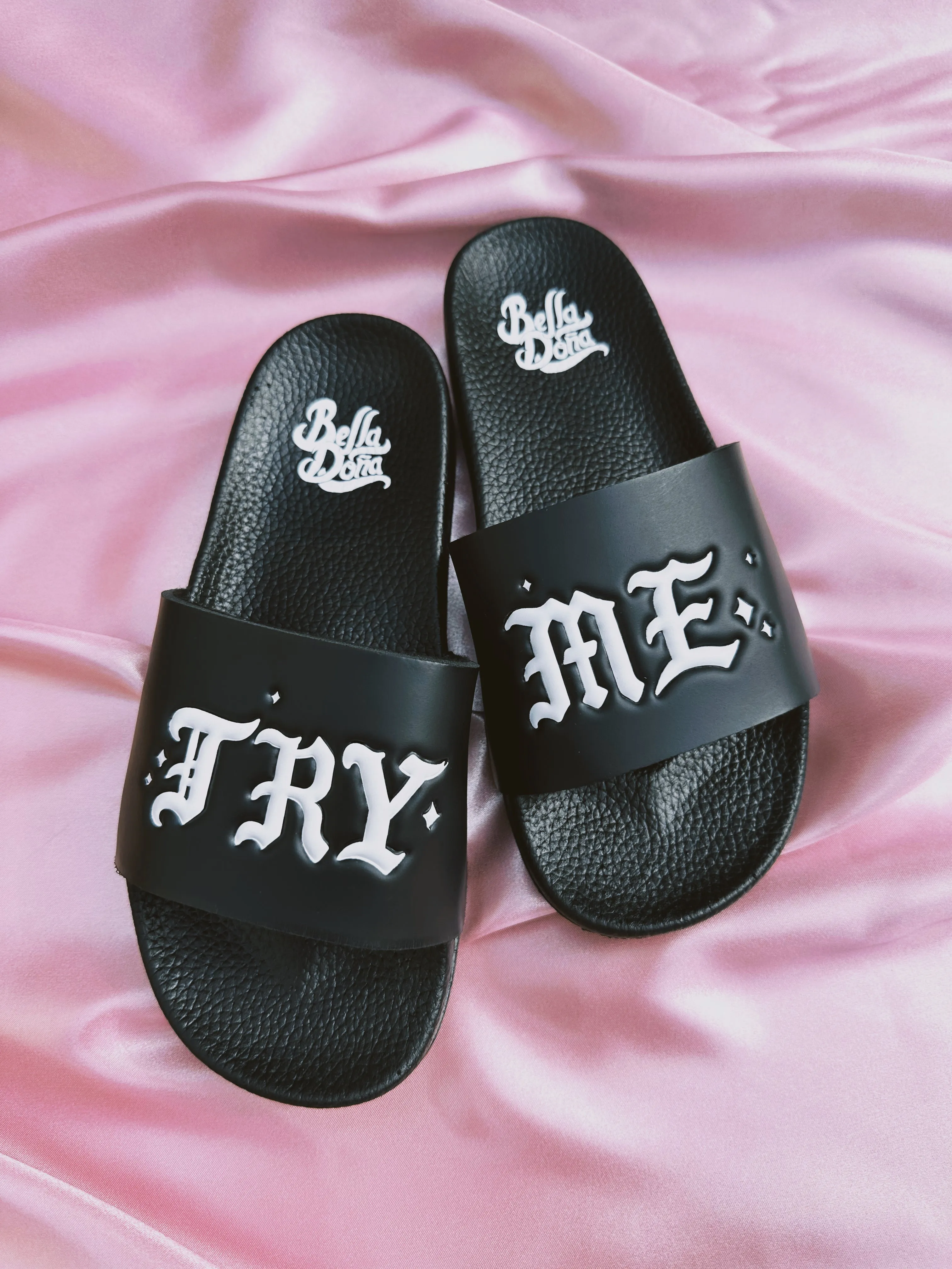 Essayez-moi Slides - Noir