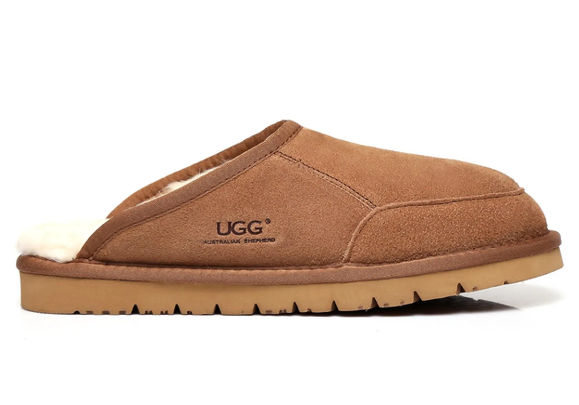 UGG Chaussons confortables unisexes Australian Shepherd Bred Scuff de la marque UGG
