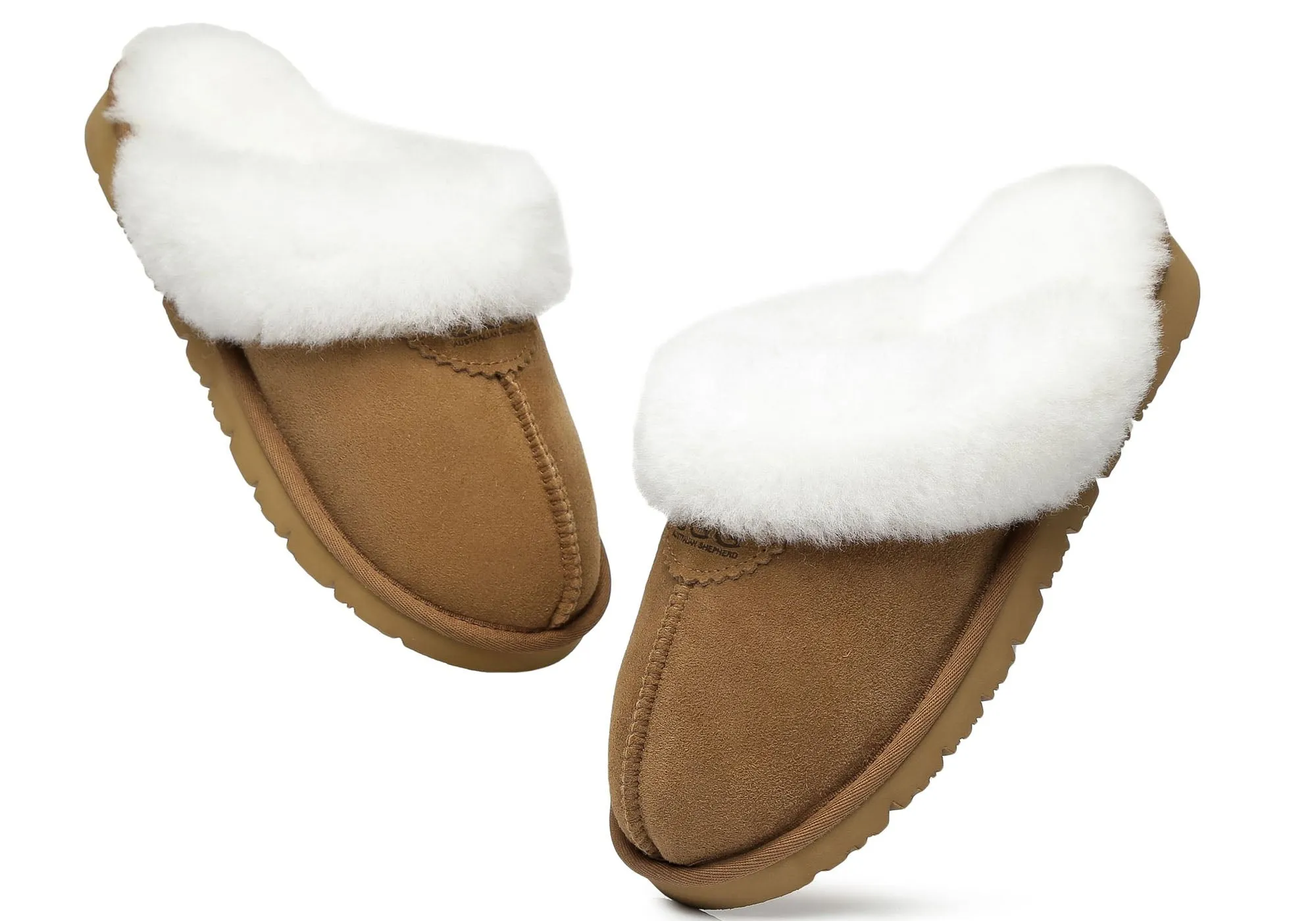 UGG Australian Shepherd Chaussons unisexes confortables Hedy à dos ouvert