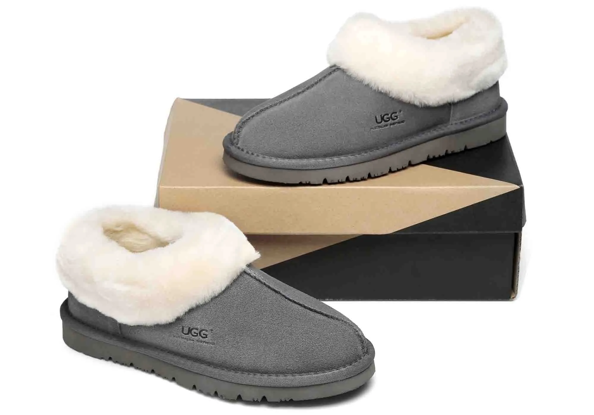 UGG Chaussons confortables unisexes Australian Shepherd pour la maison