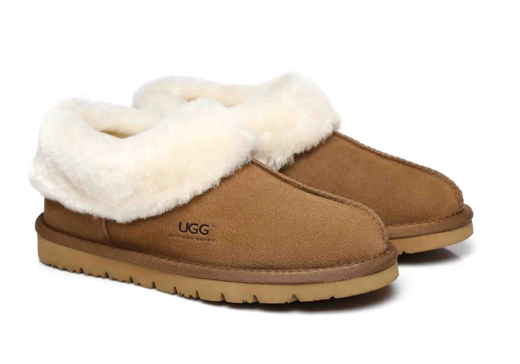 UGG Chaussons confortables unisexes Australian Shepherd pour la maison