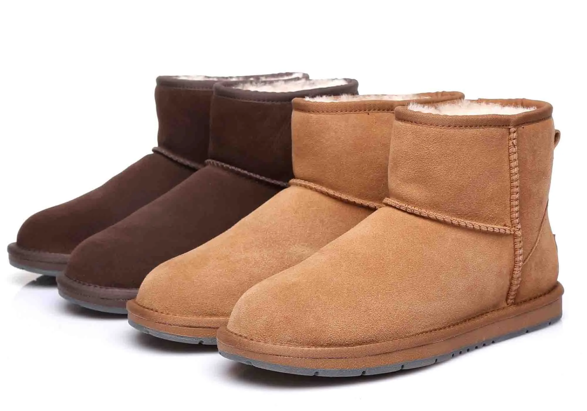 UGG Australian Shepherd Unisex Mini Classic Suede Ugg Bottes UGG Chaussures