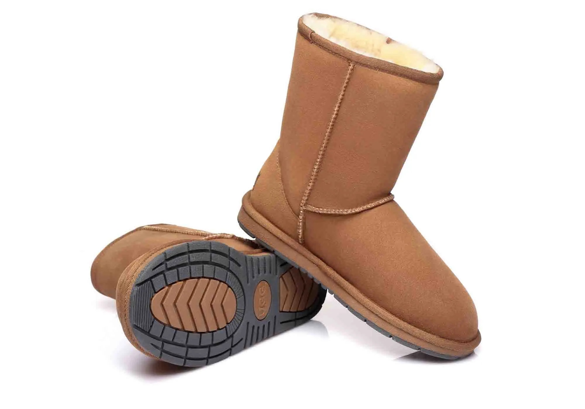 UGG Australian Shepherd Bottes Classiques Courtes en Suède Unisexe UGG