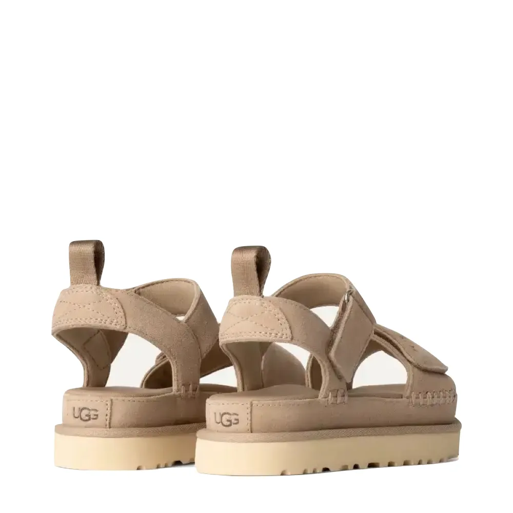 Sandale plateforme Goldenstar pour femme Ugg en couleur sable