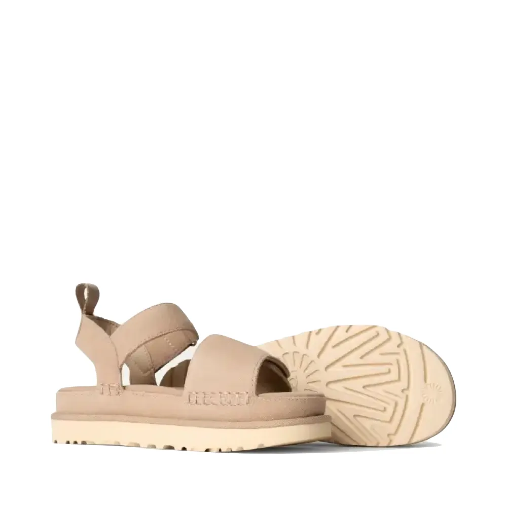 Sandale plateforme Goldenstar pour femme Ugg en couleur sable