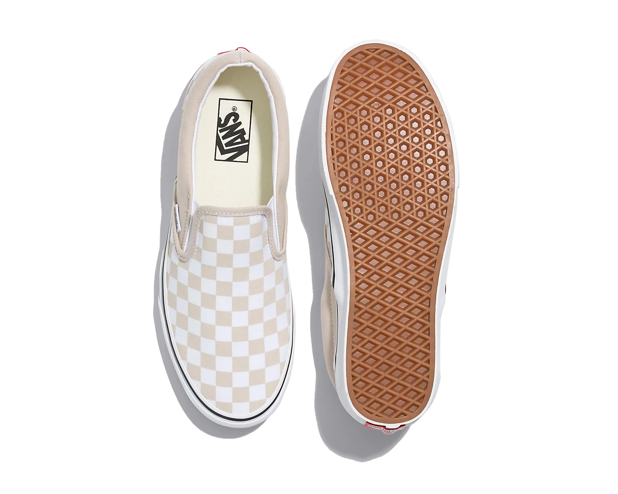 Chaussure Classique Slip-On à Damier Unisexe